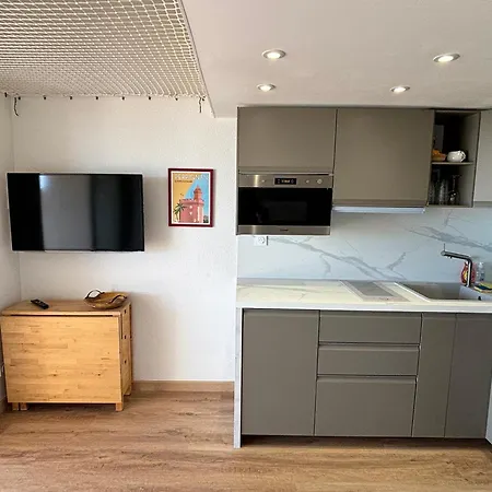 Apartment T2 Vue Mer, 30m De La Plage Et Du Port Le Barcares